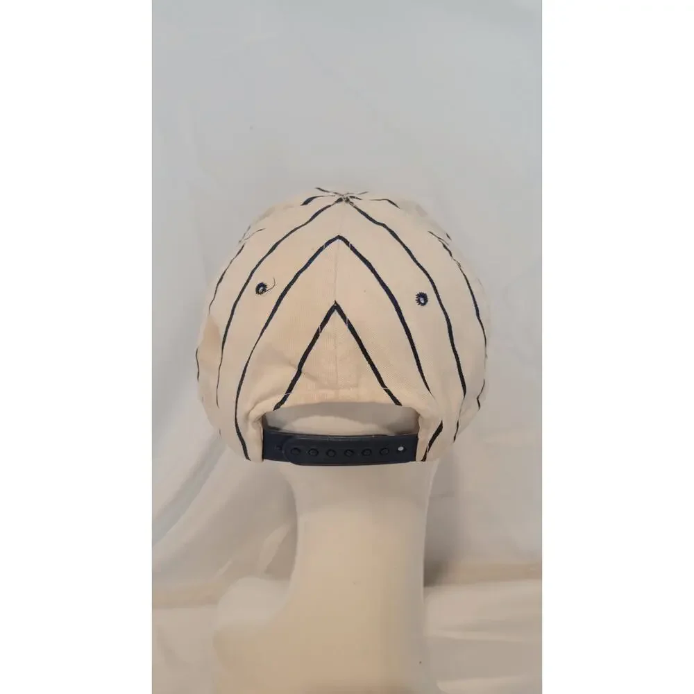 Vintage WWF World Wrestling Federation Pinstripe Snapback Hat Made USA Wrestling